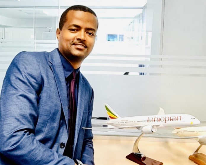 Nebiat H-Michael : "Actuellement nous opérons des vols quotidiens depuis Paris CDG en Airbus 350 ultramodernes et trois vols par semaine vers Marseille en Boeing 787" - DR : Ethiopian Airlines