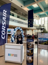 Une petite cérémonie attendait les passagers de ce premier vol - DR Une petite cérémonie attendait les passagers de ce premier vol - DR