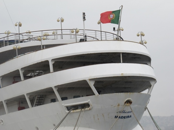 Avec l'Arion, le Princess Danae et le Funchal, l'Athena fait partie des 4 navires rachetés par Rui Alegre à Classic International Cruises - Photo P.C.