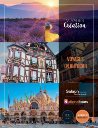L'un des nouvelles brochures Salaün dédiée aux voyages en autocar - DR L'un des nouvelles brochures Salaün dédiée aux voyages en autocar - DR
