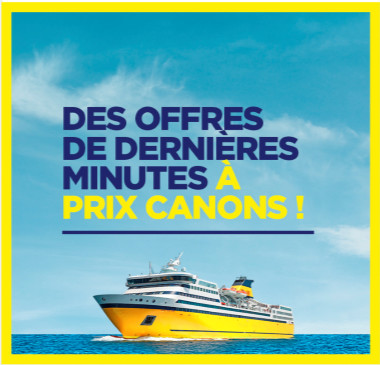 Corse, Sardaigne : Corsica Ferries lance une offre de dernière minute