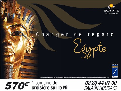 Egypte : Tour Indicom Voyages lance une campagne d'affichages Egypte : Tour Indicom Voyages lance une campagne d'affichages