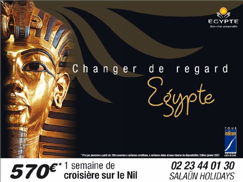 Egypte : Tour Indicom Voyages lance une campagne d'affichages