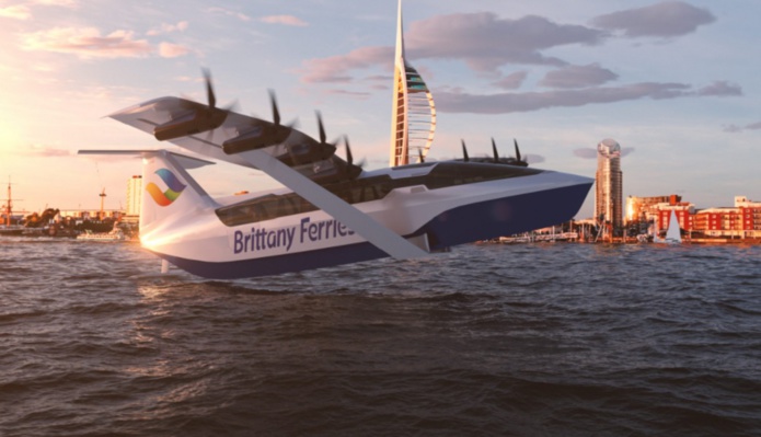 Brittany Ferries pourrait bien faire voler des... ferries d'ici 4 ans ! 