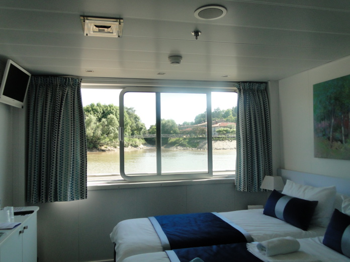 Cabine sur le MS Cyrano de Bergerac /crédit CH Cabine sur le MS Cyrano de Bergerac /crédit CH