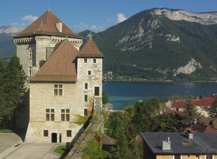 Le lac d'Annecy vu du château de Chambéry - DR : J.-F.R.