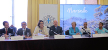 J-C Gaudin, maire de Marseille, entouré de plusieurs représentants du tourisme de la ville - DR : A.B. J-C Gaudin, maire de Marseille, entouré de plusieurs représentants du tourisme de la ville - DR : A.B.