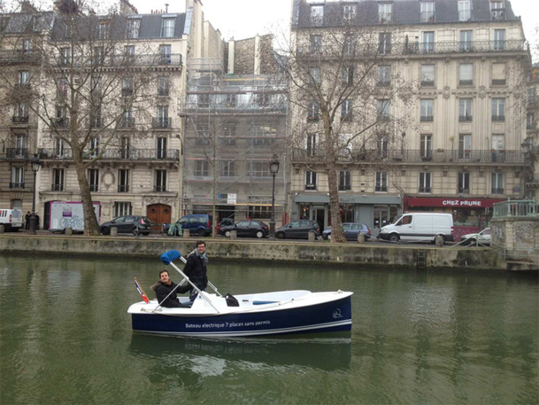 Nicolas Couderc et Olivier Doin ont pour objectif de faire découvrir les canaux aux Parisiens et aux touristes, car le potentiel est exceptionnel et encore méconnu - DR
