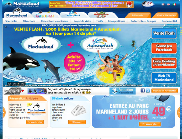 Le parc maintient son attractivité grâce à ses investissements (2 M€ cette année) dans de nouvelles attractions ou le renouvellement des spectacles marins - DR Le parc maintient son attractivité grâce à ses investissements (2 M€ cette année) dans de nouvelles attractions ou le renouvellement des spectacles marins - DR