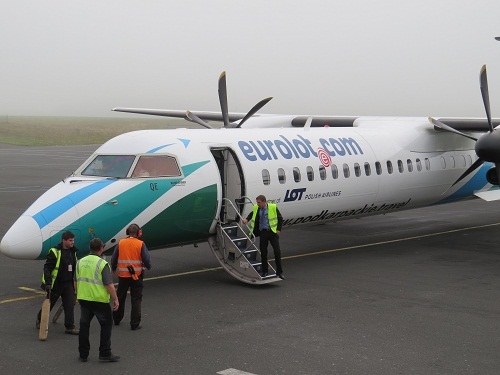 Eurolot s'est posée à Paris-Beauvais mardi 3 septembre 2013 - Photo DR