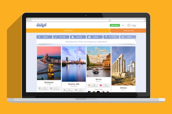 Domingo utilise Facebook Connect. L’appli passe par le compte Facebook de l’utilisateur. En passant par ce réseau social, Domingo espère ainsi créer une communauté de voyageurs et un espace d’échanges autour d’idées de voyages. - DR Domingo utilise Facebook Connect. L’appli passe par le compte Facebook de l’utilisateur. En passant par ce réseau social, Domingo espère ainsi créer une communauté de voyageurs et un espace d’échanges autour d’idées de voyages. - DR