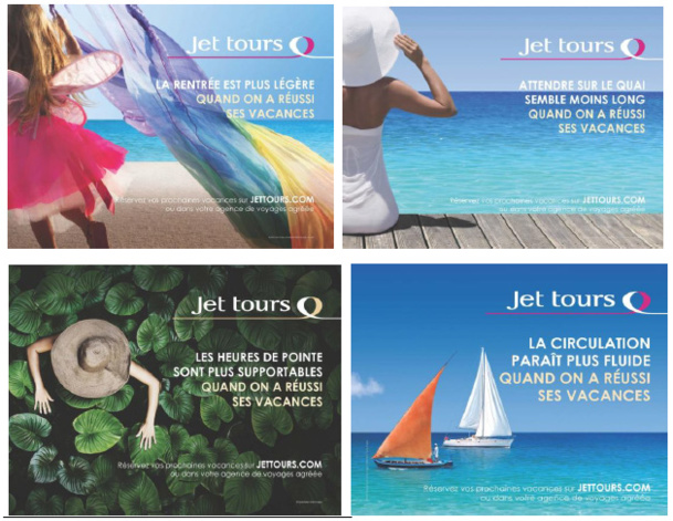 Jet Tours s'affiche dans 6 villes pour la rentrée Jet Tours s'affiche dans 6 villes pour la rentrée