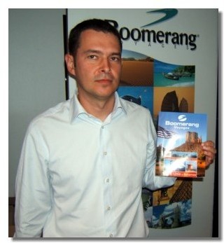 Pascal Villa, chef produit présente la nouvelle brochure Boomerang USA