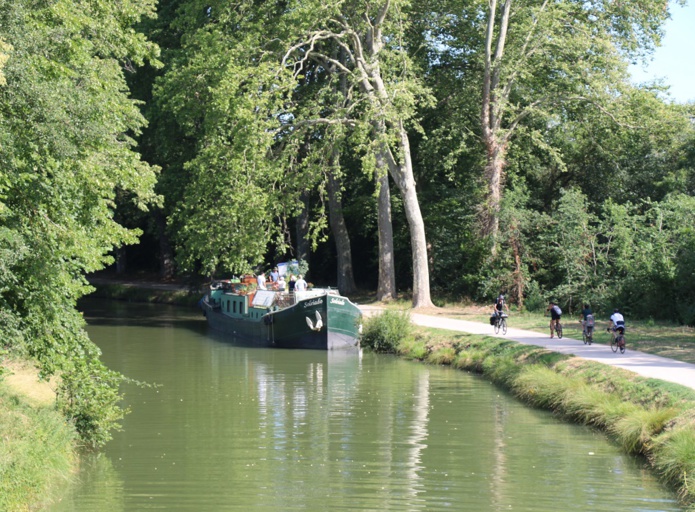 Le tronçon Toulouse - Port Lauragais est encore entièrement recouvert de son tunnel de verdure, il n’est donc pas question de bouder son plaisir - DR : J.-F.R. Le tronçon Toulouse - Port Lauragais est encore entièrement recouvert de son tunnel de verdure, il n’est donc pas question de bouder son plaisir - DR : J.-F.R.