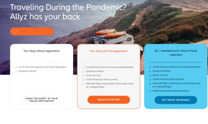 Allyz par Allianz Partners est disponible en Espagne, en Allemagne et en France - DR Allyz par Allianz Partners est disponible en Espagne, en Allemagne et en France - DR