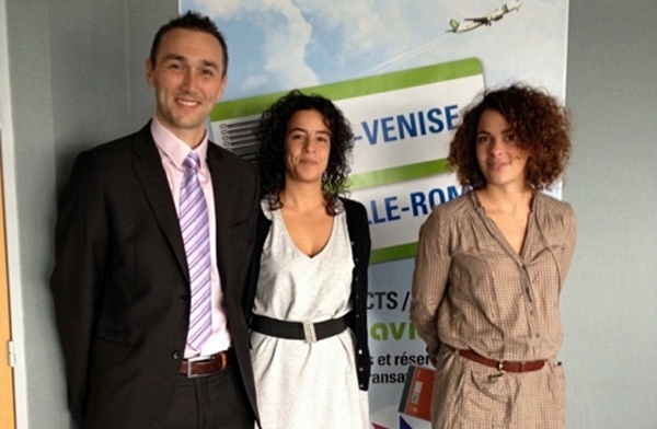 Les équipes commerciales de Transavia sont venues rencontrer les agents de voyages à Lille mardi 17 septembre 2013 - Photo G.B.