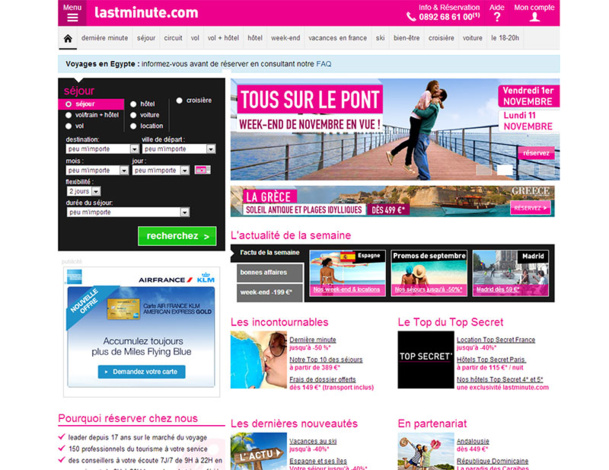 Les VDM ont été encore une fois très fortes cet été, tout en restant équivalentes à 2012. La page "Dernière Minute" du site a été la plus fréquentée durant la période estivale - DR Les VDM ont été encore une fois très fortes cet été, tout en restant équivalentes à 2012. La page "Dernière Minute" du site a été la plus fréquentée durant la période estivale - DR