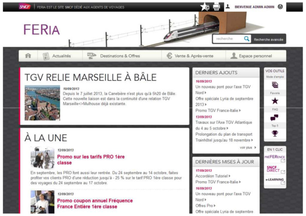 Le nouveau site FERia sera lancé la semaine prochaine. -DR Le nouveau site FERia sera lancé la semaine prochaine. -DR