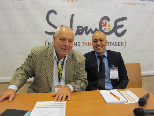 Franck Voragen et Khalid El Wardi ont tenté d'aider les responsables de CE a réussir leur voyage de groupe. DR Franck Voragen et Khalid El Wardi ont tenté d'aider les responsables de CE a réussir leur voyage de groupe. DR