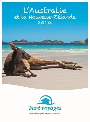 Faré Voyages : nouvelle brochure 2014 sur l'Australie et la Nouvelle Zélande