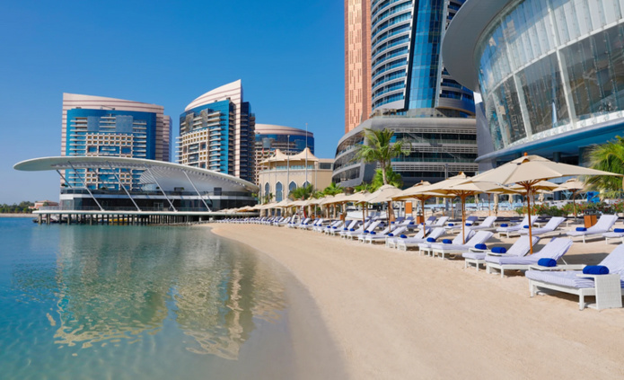 Plage du Conrad Abu Dhabi Etihad Towers hotel (DR-Conrad Abu Dhabi Etihad Towers Hotel)