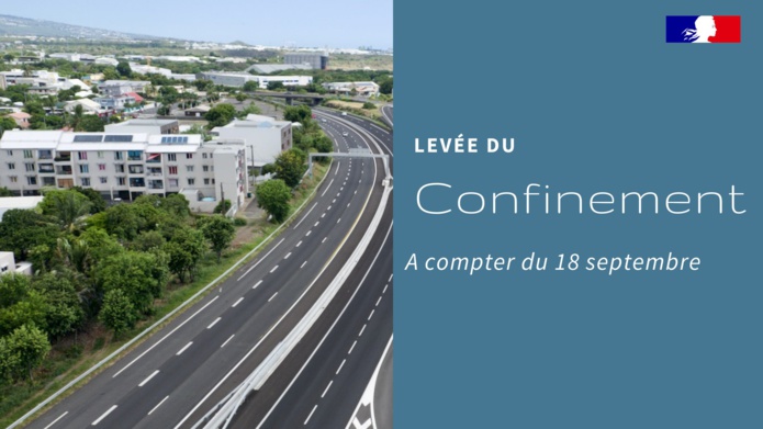 Le Préfet de la Réunion a annoncé la levée du confinement dès ce samedi 18 septembre mais le maintien du couvre-feu - DR