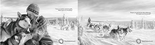 La nouvelle campagne de communication de Visit Finland en France met en scène des personnalités emblématiques finlandaises - DR La nouvelle campagne de communication de Visit Finland en France met en scène des personnalités emblématiques finlandaises - DR
