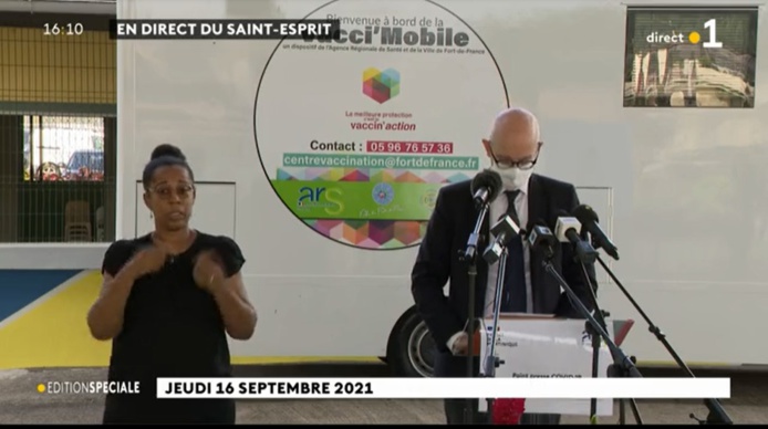 Le préfet en Martinique a annoncé un allègement du confinement et une réouverture des commerces, restaurants et salles de sport - DR Capture écran