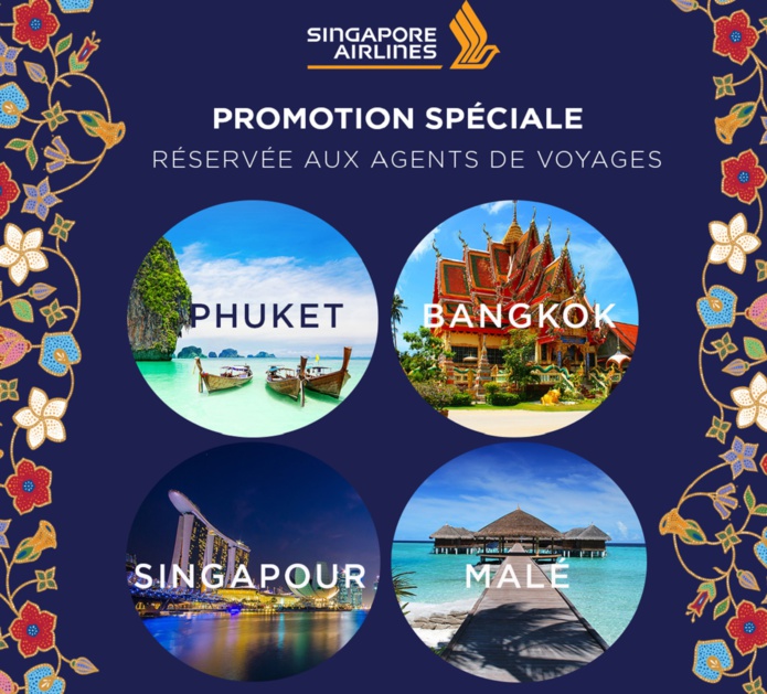 Offre spéciale agent de voyages vers la Thaïlande, Singapour et les Maldives - DR Offre spéciale agent de voyages vers la Thaïlande, Singapour et les Maldives - DR