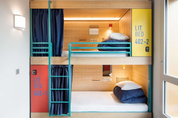Hosho : Louvre Hotels Group lance un nouveau de concept de lits-capsule à 20 € la nuit à Paris à l'image des auberges de jeunesse et autres hostels - DR louvre hotel