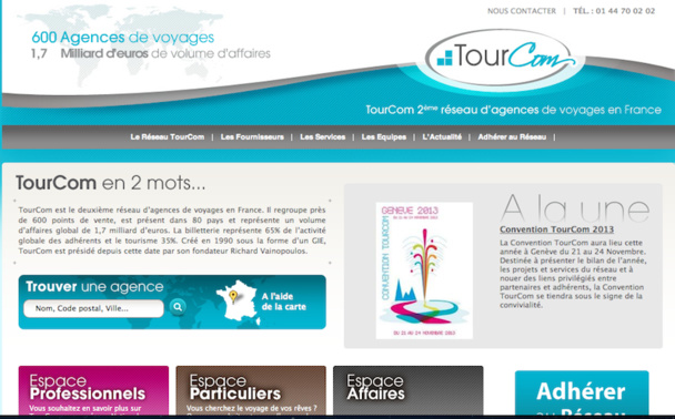 Le réseau Tourcom a décidé d’enrichir et de développer son site internet, www.tourcom.fr