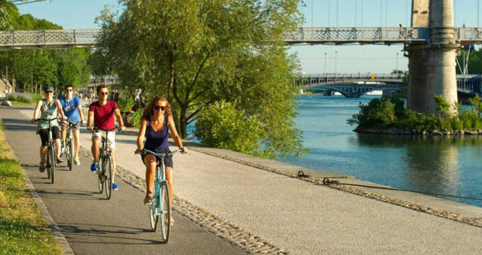 Durant tout l’été, les cyclistes, piétons et usagers de mobilités douces, ont pu emprunter l’ouvrage qui offre une continuité à la véloroute ViaRhôna - DR