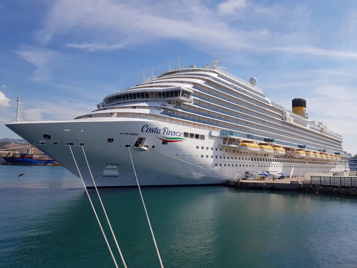 Le Costa Firenze, dernier paquebot de la flotte Costa, embarque les passagers tous les samedis depuis Marseille pour des itinéraires de 7 jours en Méditerranée - DR : A.B.