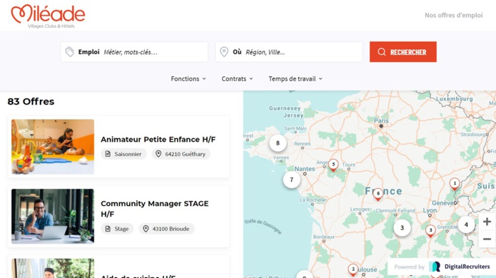 500 postes au total sont à pourvoir chez Miléade - DR 500 postes au total sont à pourvoir chez Miléade - DR