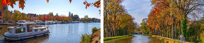 Canal du centre / Canal de Bourgogne © Alain Doire - BFC Tourisme
