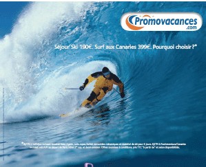 Promovacances s'affichera à Paris et en Province Promovacances s'affichera à Paris et en Province