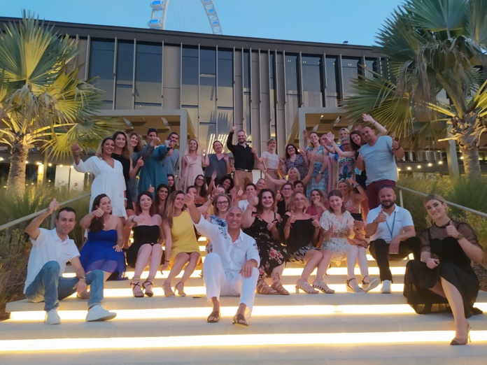 Thalasso N°1/Ôvoyages a organisé, en partenariat avec l’office de tourisme et la compagnie Emirates un eductour à Dubaï, avec trente agents de voyages du 19 au 23 septembre 2021. – CL