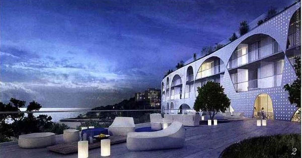 L'hôtel Westin 5 * du Cap d'Ail devrait être livré en 2016 - Photo DR L'hôtel Westin 5 * du Cap d'Ail devrait être livré en 2016 - Photo DR