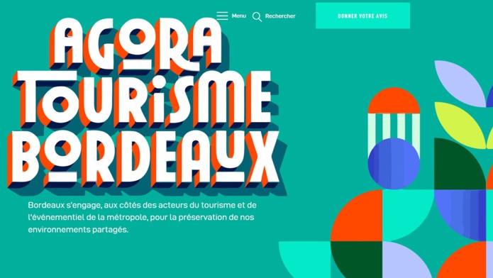 Le site "Agora pour le tourisme à Bordeaux Métropole" a été mis en ligne - DR Le site "Agora pour le tourisme à Bordeaux Métropole" a été mis en ligne - DR