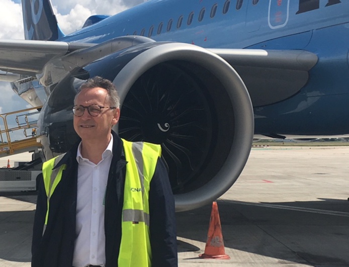 Christian Vernet PDG de La Compagnie à propos du charter : "Nous avons acquis un savoir-faire en la matière et la période covid a été en fait assez favorable à la privatisation de vols long-courriers avec nos avions long range" - Photo DR