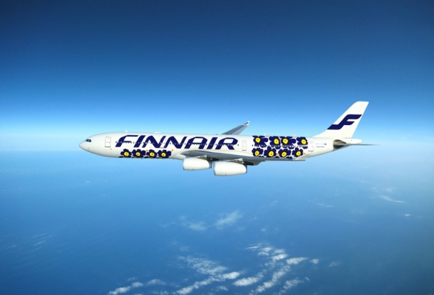 La compagnie Finnair s'est associée avec la marque de design finlandaise Marimekko pour décorer ses avions, ses textiles et sa vaisselle - Photo DR La compagnie Finnair s'est associée avec la marque de design finlandaise Marimekko pour décorer ses avions, ses textiles et sa vaisselle - Photo DR