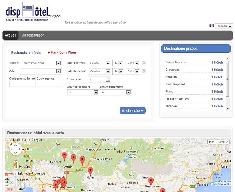 A la fois moteur de réservations hôtelières et portail fédérateur, dispHôtel offre une alternative aux hôteliers indépendants.