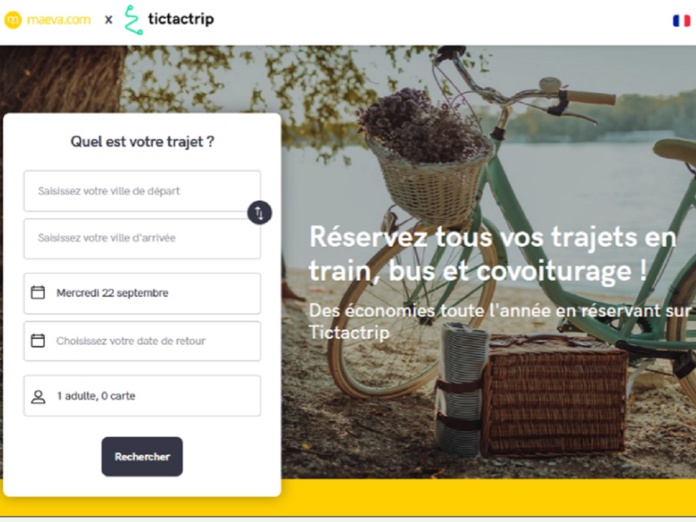 maeva.com s'est associée à la start-up Tictactrip, spécialiste des trajets intermodaux - DR