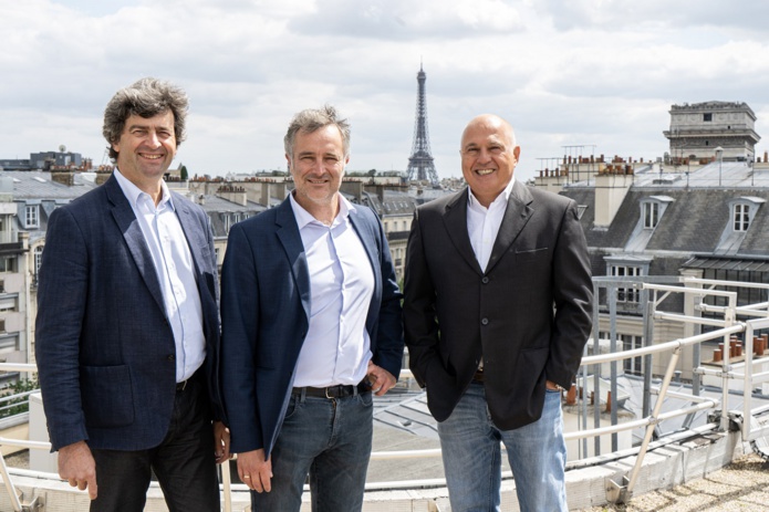 Gilles Gompertz, Directeur Général du Groupe AVICO, Sylbain Bosc au centre et Mourad Majoul, Président Fondateur d’AVICO - Photo DR