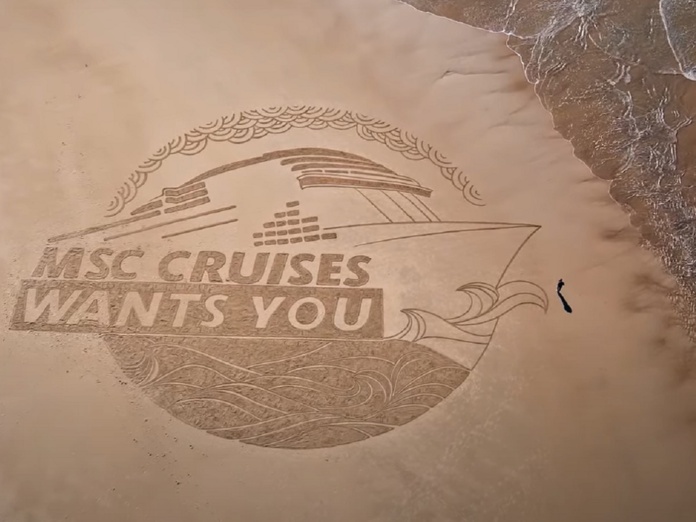 MSC Croisières invite les artistes à créer une œuvre d’art qui figurera en permanence sur la coque du navire - Capture écran