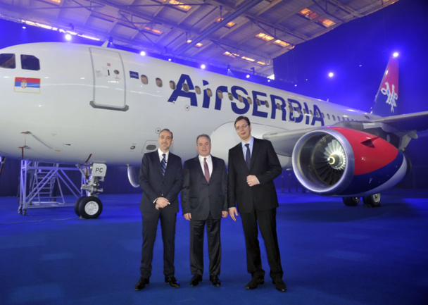 Décollage d'Air Serbia