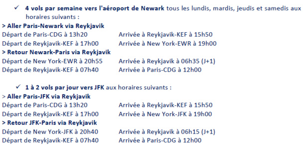 New-York : Icelandair vole vers Newark depuis le 28 octobre 2013