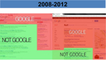 Regardez l’évolution entre 2008 et maintenant : le haut de la partie centrale de votre page Google est désormais occupé par des positions uniquement payantes - DR Regardez l’évolution entre 2008 et maintenant : le haut de la partie centrale de votre page Google est désormais occupé par des positions uniquement payantes - DR