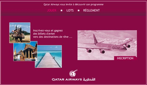 Grand jeu-concours Qatar Airways ! Grand jeu-concours Qatar Airways !