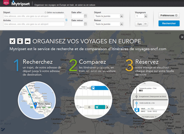 MyTripSet : Voyages-Sncf.com signe un partenariat avec HERE